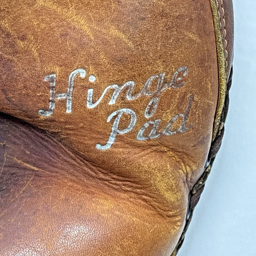 Vintage 1950s Al Walker Denkert M228LL Leather Catchers Mitt RHT